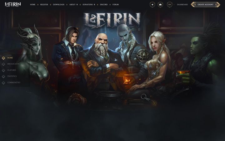 Screenshot of l2eirin.com