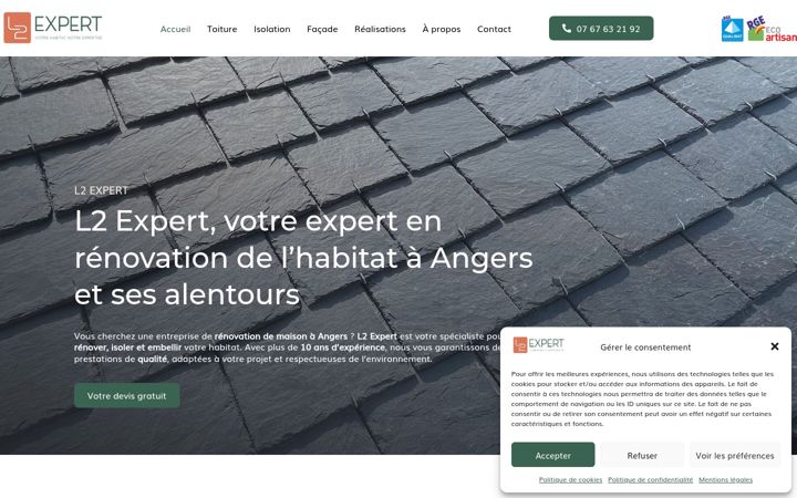 Screenshot of l2expert.fr