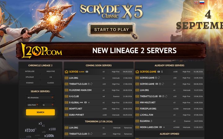 Screenshot di l2op.com