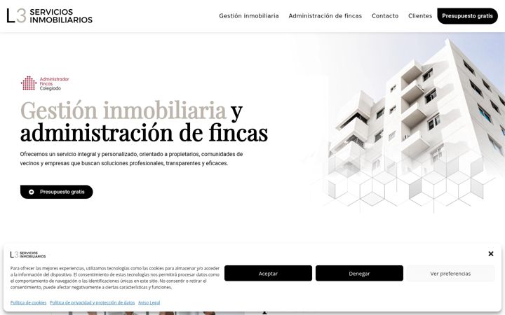 Screenshot di l3inmobiliaria.com