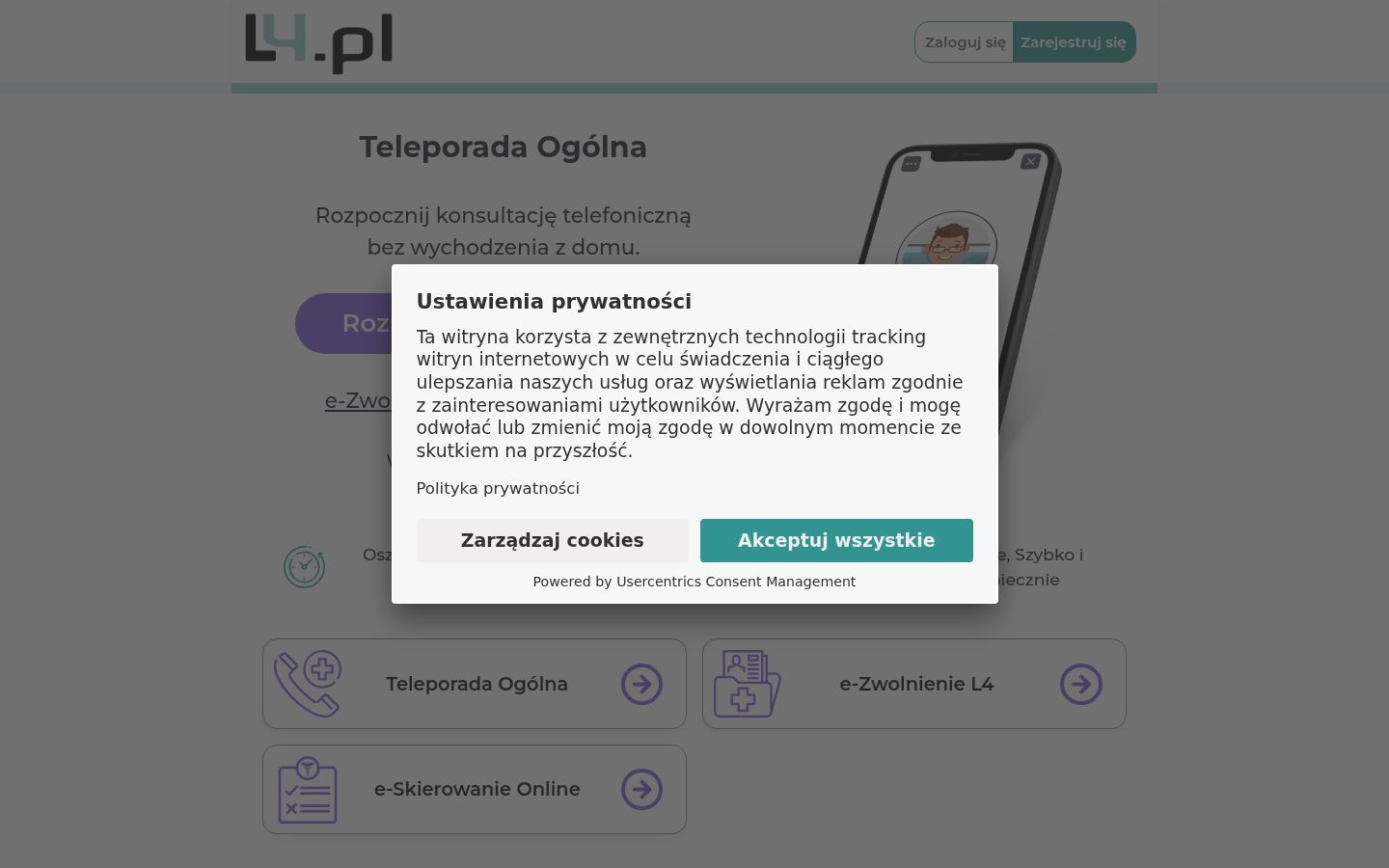 Snímka obrazovky banera súhlasu zobrazeného pred akoukoľvek interakciou