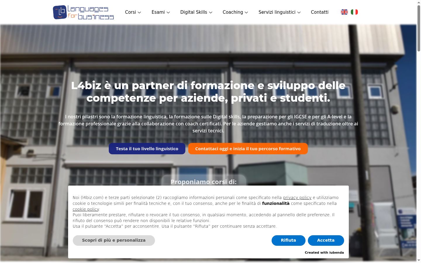 Screenshot tal-banner tal-kunsens muri qabel kwalunkwe interazzjoni