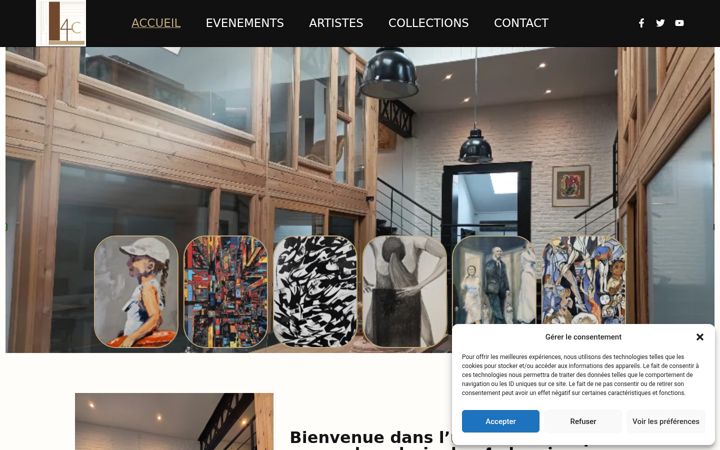 Screenshot of l4cgallery.com