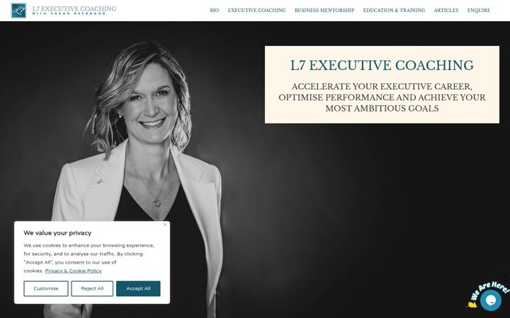 Ekrano kopija l7executivecoaching.com