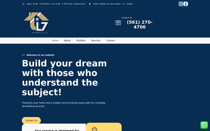 Screenshot of l7globalusa.com