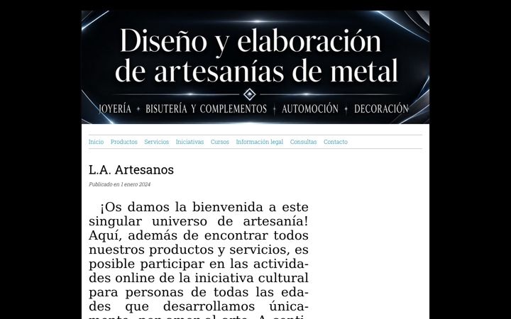 Screenshot of la-artesanos.com