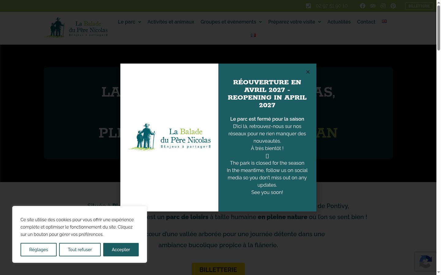 Screenshot des Einwilligungsbanners vor jeglicher Interaktion