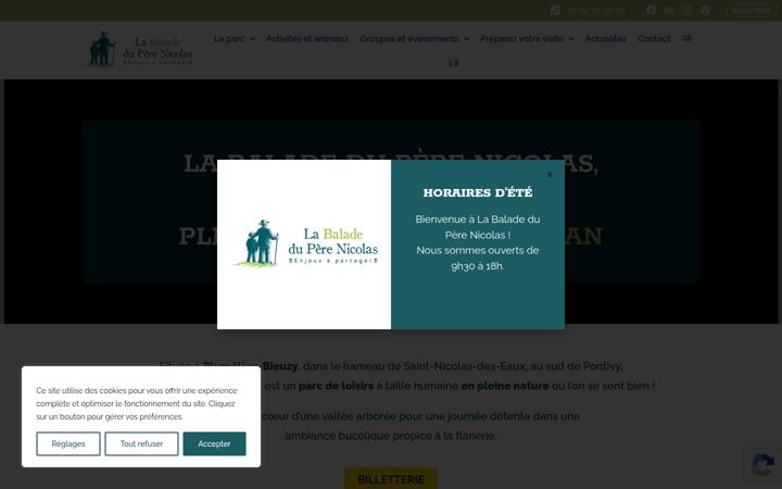 Ekrano kopija la-balade-du-pere-nicolas.com