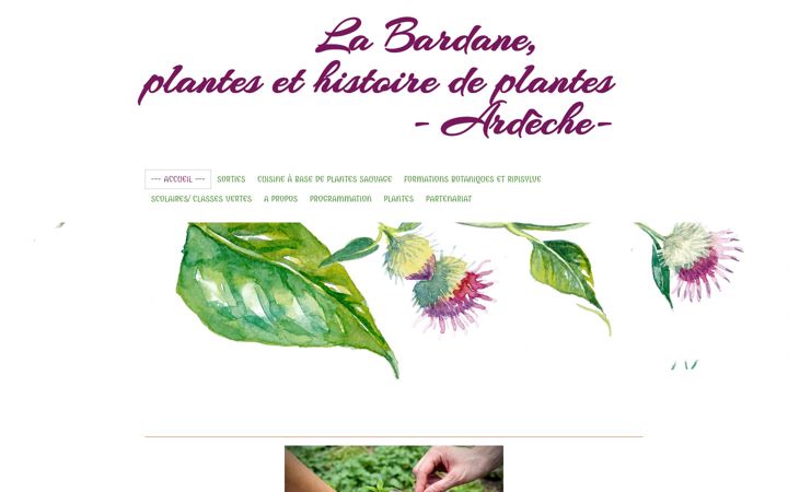 Screenshot of la-bardane-07.com