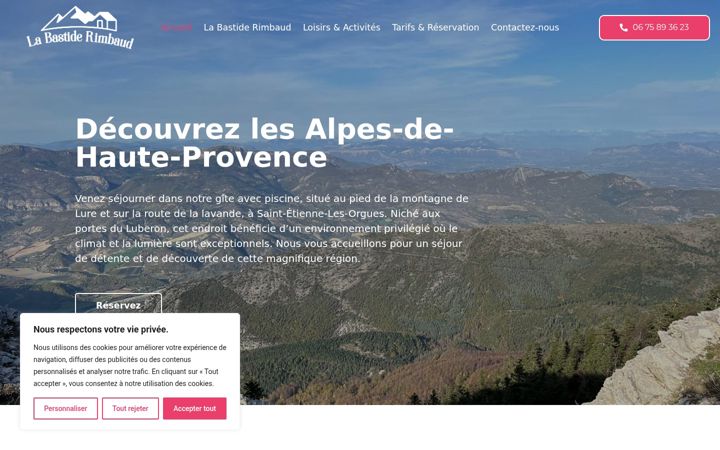 Screenshot of la-bastide-rimbaud.com