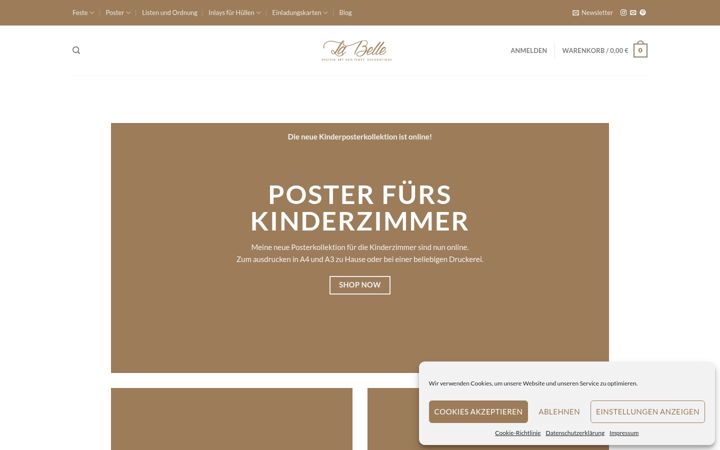 Screenshot of la-belle-design.de