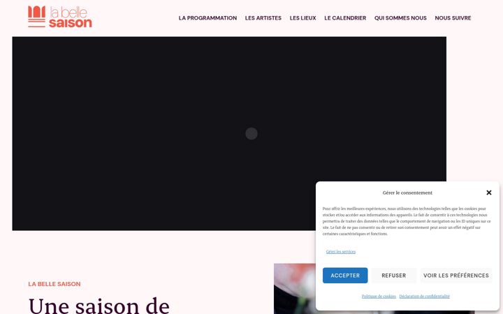 Ekrano kopija la-belle-saison.com