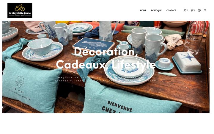 Screenshot of la-bicyclette-jaune.fr