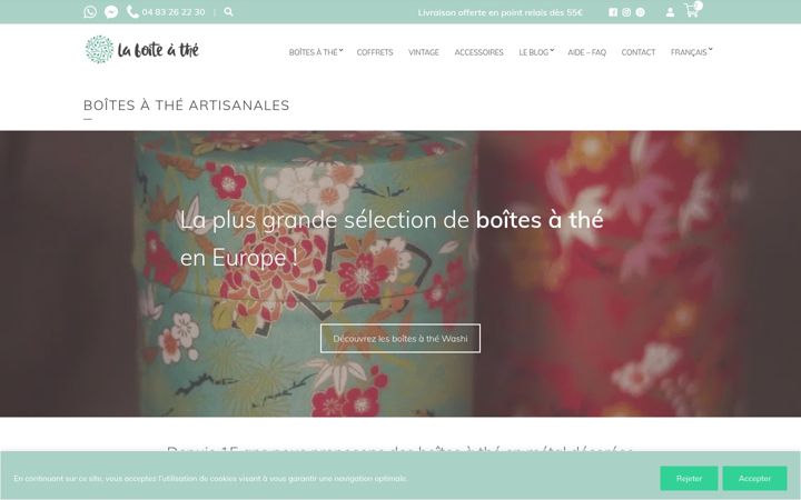 Ekrano kopija la-boite-a-the.com