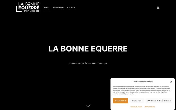 Screenshot of la-bonne-equerre.fr