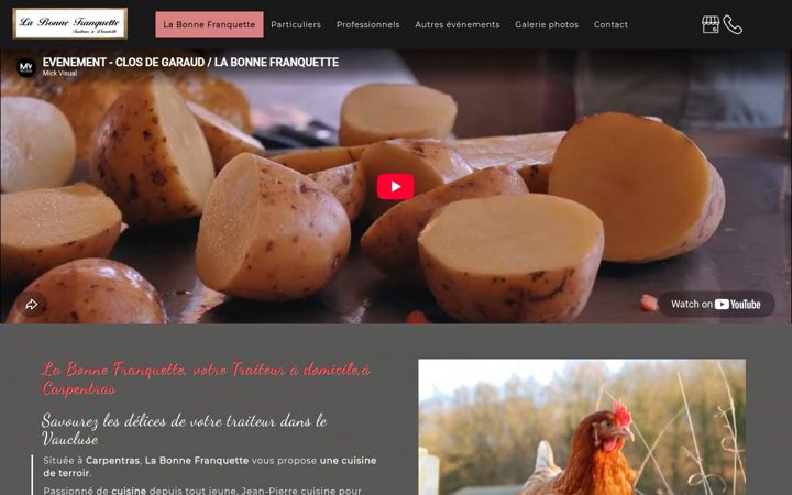 Screenshot of la-bonne-franquette-traiteur.fr