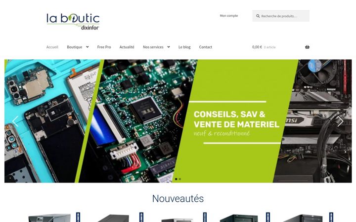 Screenshot of la-boutic.fr