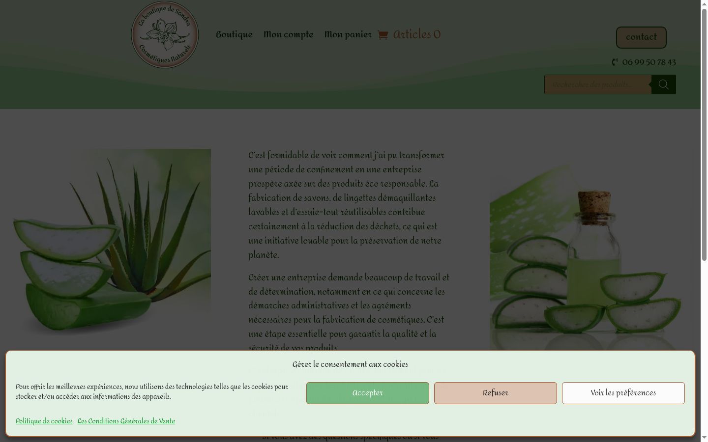 Screenshot des Einwilligungsbanners vor jeglicher Interaktion