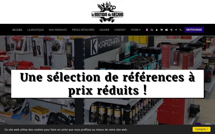 Screenshot of la-boutique-du-mecano.com