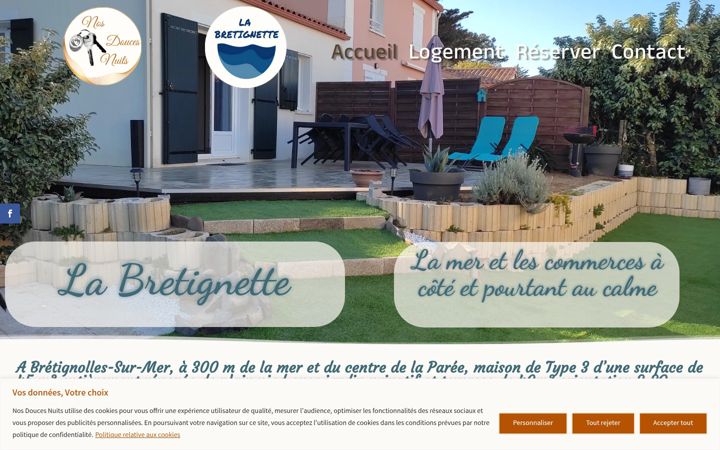 Screenshot di la-bretignette.com