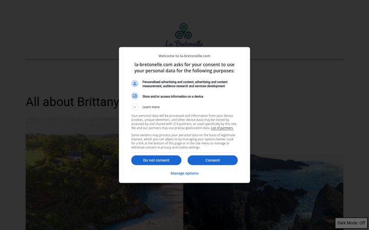 Ekrano kopija la-bretonelle.com