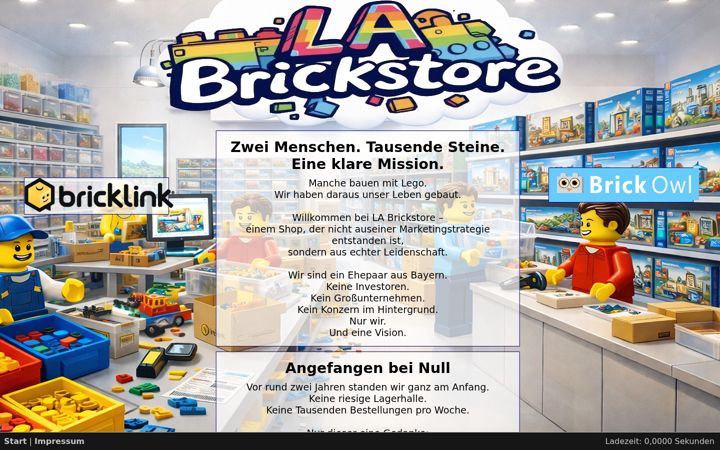 Screenshot of la-brickstore.de