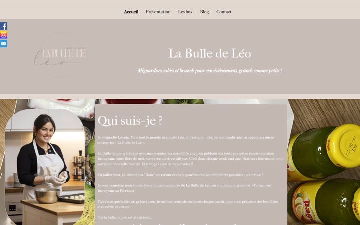 Screenshot of la-bulle-de-leo.com