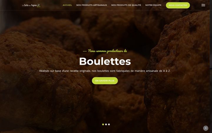 Screenshot of la-caille-des-fagnes.be
