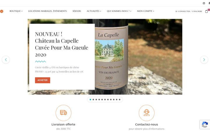 Screenshot di la-capelle.com