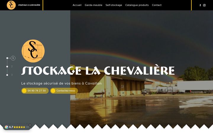 Screenshot of la-chevaliere-demenagement-cavaillon.com