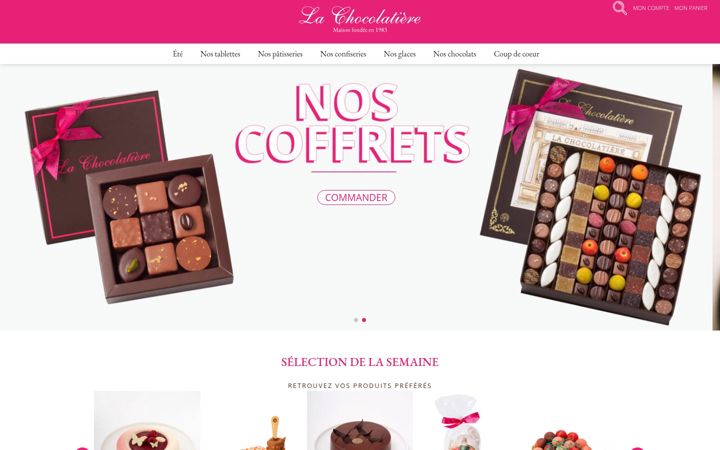 Screenshot di la-chocolatiere.com