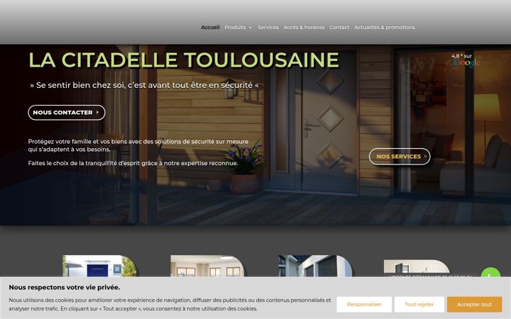 Screenshot di la-citadelle-toulousaine.com