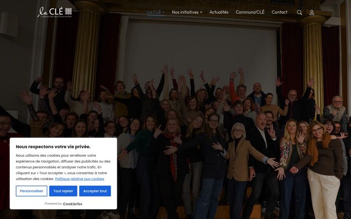 Screenshot of la-cle.community