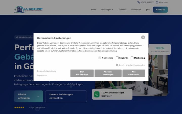 Screenshot of la-cleanexpert.de