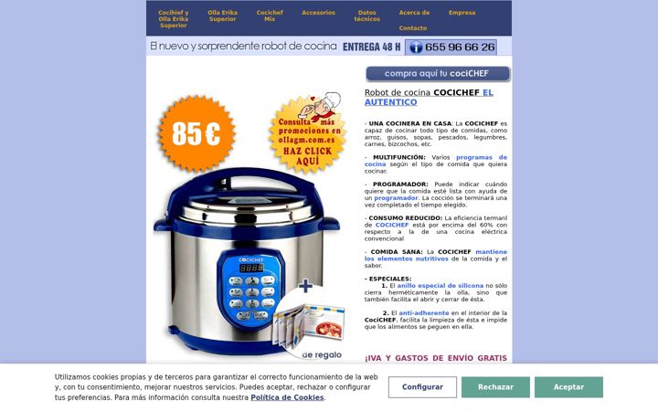 Screenshot of la-cocimax.com