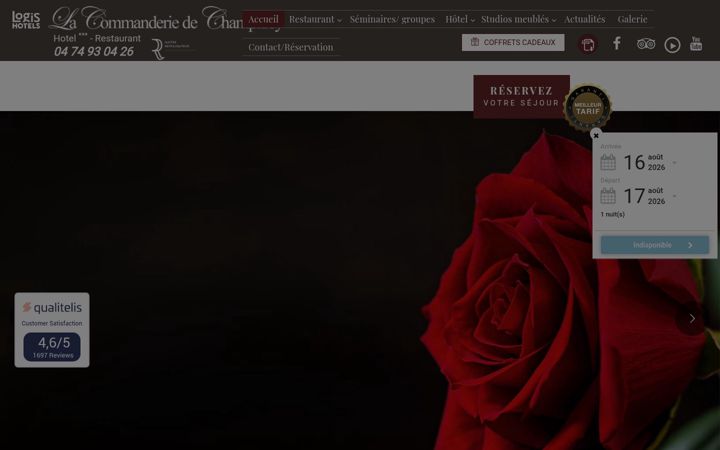 Screenshot di la-commanderie.com