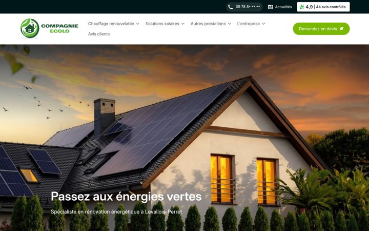 Screenshot of la-compagnie-ecolo.com