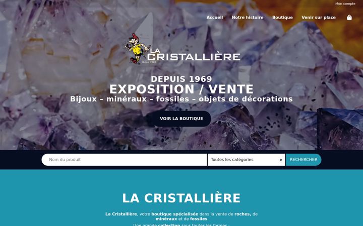 Екранна снимка на la-cristalliere.com