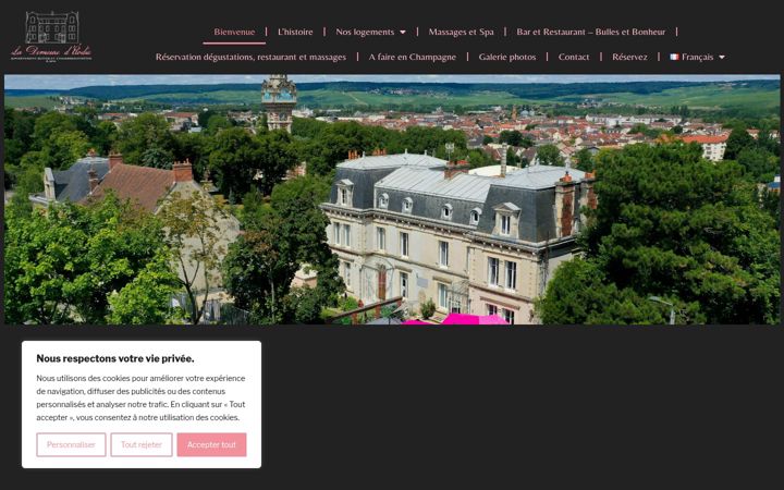 Екранна снимка на la-demeure-delodie.com