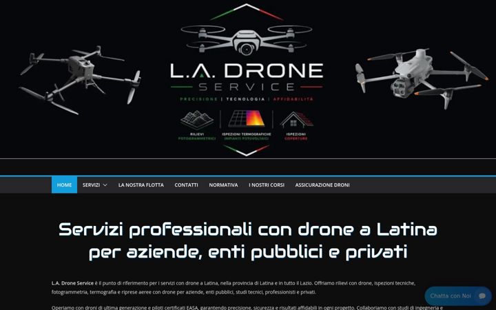 Screenshot of la-droneservice.com