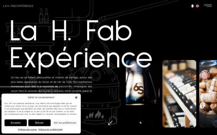 Screenshot of la-fab-experience.com