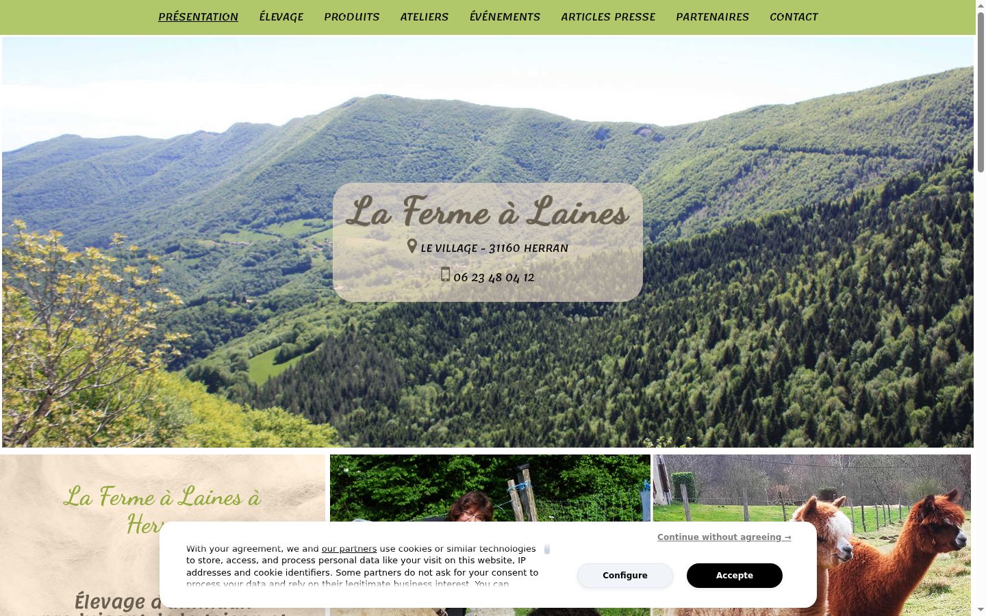 Screenshot tal-banner tal-kunsens muri qabel kwalunkwe interazzjoni
