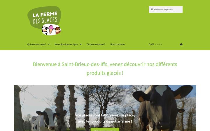 Screenshot of la-ferme-des-glaces.com