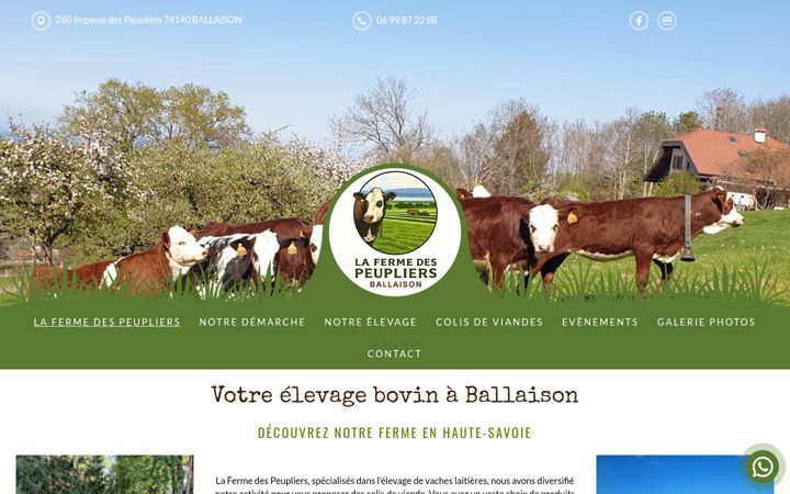 Screenshot of la-ferme-des-peupliers.fr