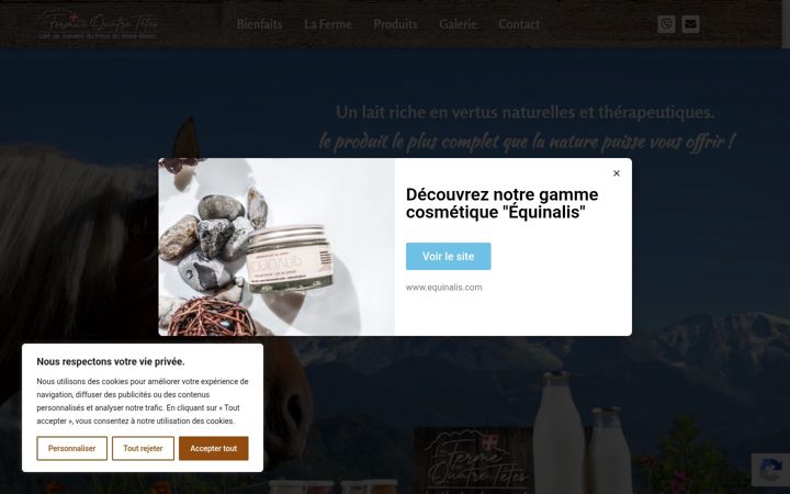 Екранна снимка на la-ferme-des-quatre-tetes.com