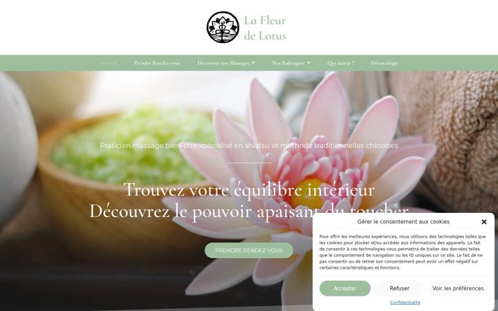 Screenshot of la-fleur-de-lotus.fr