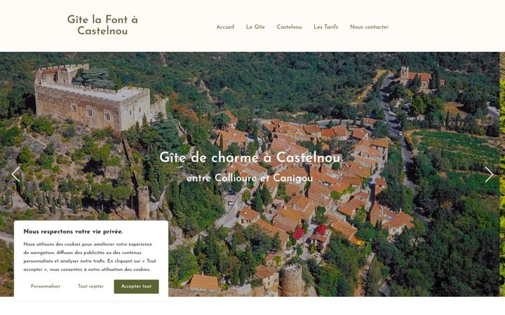 Screenshot of la-font-castelnou.fr