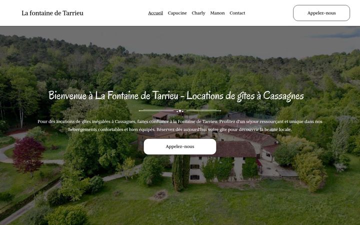 Screenshot of la-fontaine-de-tarrieu.fr