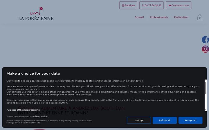 Screenshot of la-forezienne.fr