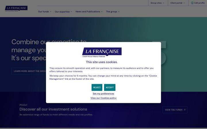 Screenshot of la-francaise.com